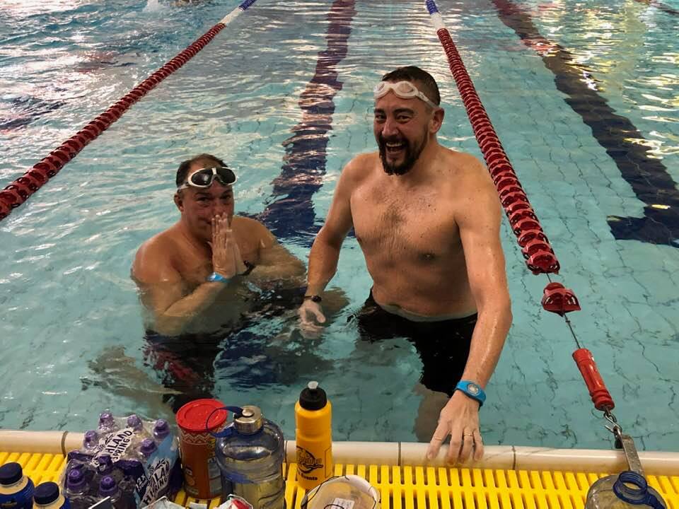 Channel' swim in the pool raises hundreds for Aspire